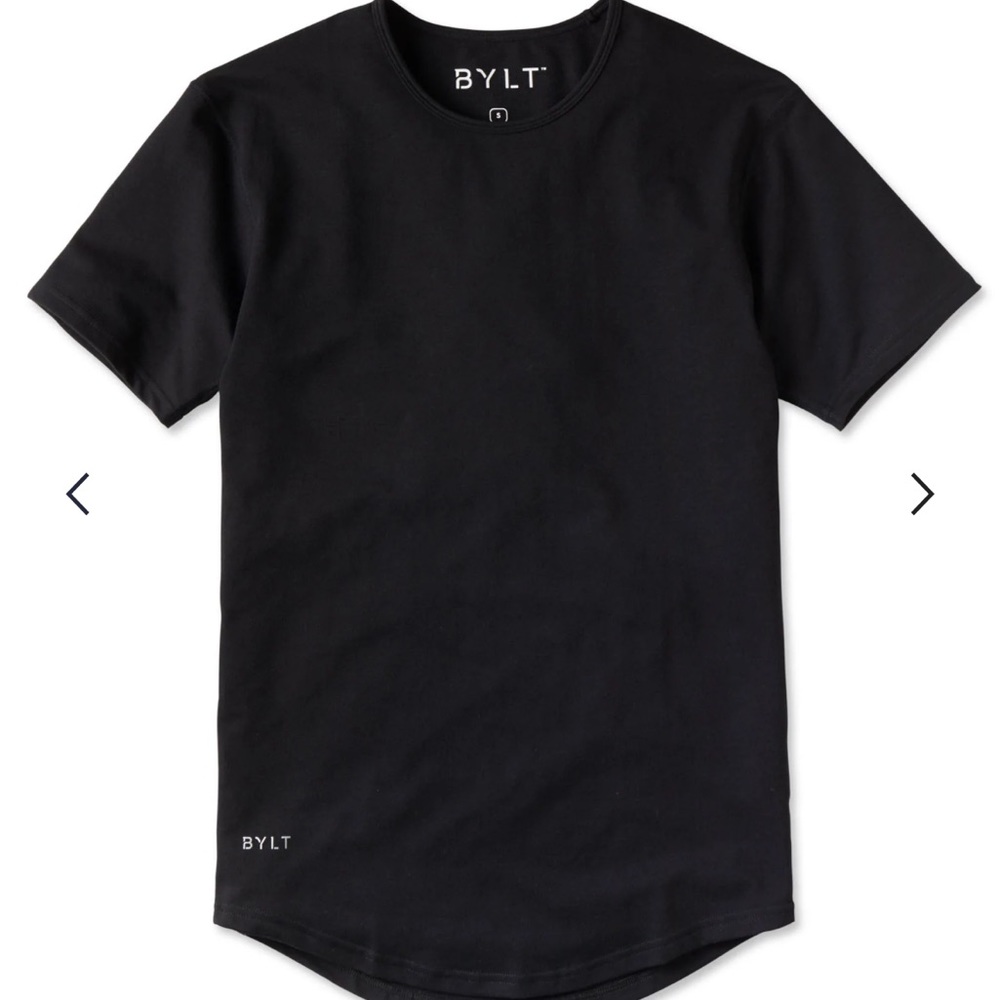 BYLT Blend drop cut short sleeve size small
